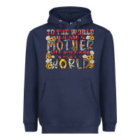 Navy mother world Heavyweight Hoodie - RacoonDesign