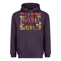 Plum mother world Heavyweight Hoodie - RacoonDesign