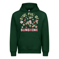 Forest Green soul full of sunshine Urban Hoodie - MaliasSmallBusiness