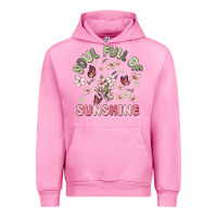 Fuchsia Pink soul full of sunshine Urban Hoodie - MaliasSmallBusiness