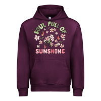 Mauve Wine soul full of sunshine Urban Hoodie - MaliasSmallBusiness