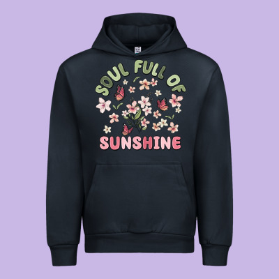 Soul Full Of Sunshine Urban Hoodie Designed By Maliassmallbusiness