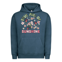 Pigment Midnight Navy soul full of sunshine Urban Hoodie - MaliasSmallBusiness