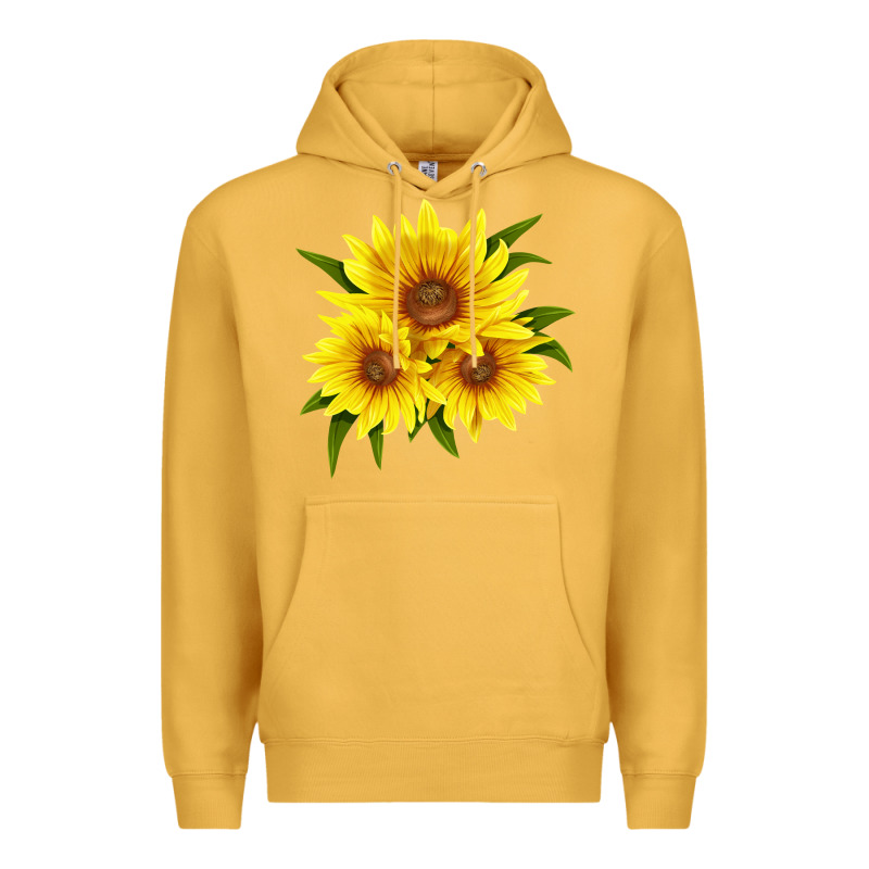 Maximillian Perennial Sunflower Premium Hoodie by LillyAllenDesigns | Teevron