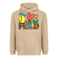 Mushroom my heart is on that field softball Heavyweight Hoodie - HRA Design Shop
