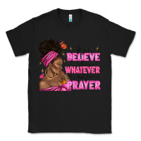 Black afro woman bun and religion faith prayer Classic Tee - texasbilliewilder