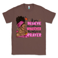 Chestnut afro woman bun and religion faith prayer Classic Tee - texasbilliewilder