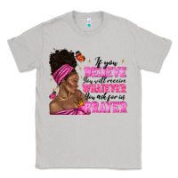 Moon Dust afro woman bun and religion faith prayer Classic Tee - texasbilliewilder