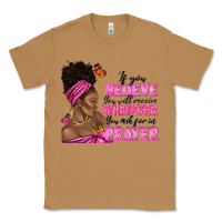 Toasted Coconut afro woman bun and religion faith prayer Classic Tee - texasbilliewilder