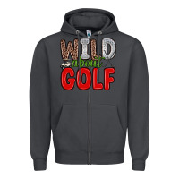 Smoke wild about golf Zipper Hoodie - Zillion Design Studio
