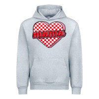 Heather Grey valentine mama Urban Hoodie - MaliasSmallBusiness