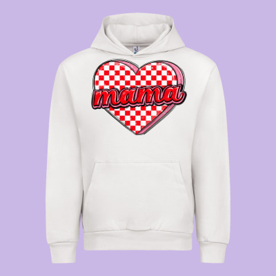 Valentine Mama Urban Hoodie Designed By Maliassmallbusiness