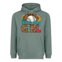 Sage love my girl baseball Heavyweight Hoodie - HRA Design Shop