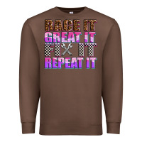 Chestnut race ıt great ıt fıx ıt repeat ıt Premium Sweatshirt - AdoDesignShop