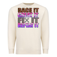 Sandshell race ıt great ıt fıx ıt repeat ıt Premium Sweatshirt - AdoDesignShop