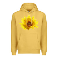 Antique Gold Maximillian Perennial Sunflower Premium Hoodie - LillyAllenDesigns
