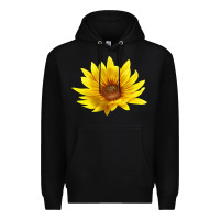Black Maximillian Perennial Sunflower Premium Hoodie - LillyAllenDesigns