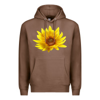 Chestnut Maximillian Perennial Sunflower Premium Hoodie - LillyAllenDesigns