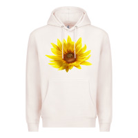 Pale Pink Maximillian Perennial Sunflower Premium Hoodie - LillyAllenDesigns