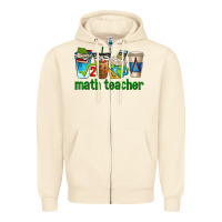 Sandshell math teacher coffee cups Zipper Hoodie - texasbilliewilder