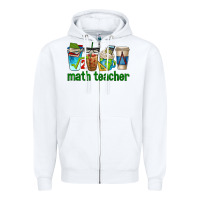 White math teacher coffee cups Zipper Hoodie - texasbilliewilder