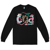 Black floral cna certified nursing assistant Long Sleeve Tee - RanaPortraitStore