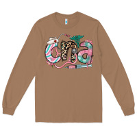 Toasted Coconut floral cna certified nursing assistant Long Sleeve Tee - RanaPortraitStore