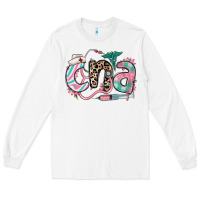 White floral cna certified nursing assistant Long Sleeve Tee - RanaPortraitStore