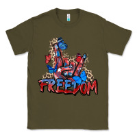 Army Green freedom rock hand Classic Tee - Zillion Design Studio