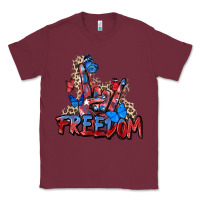 Burgundy freedom rock hand Classic Tee - Zillion Design Studio