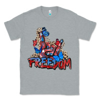 Heather Grey freedom rock hand Classic Tee - Zillion Design Studio