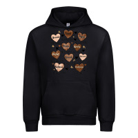 Black black history month hearts Urban Hoodie - MaliasSmallBusiness