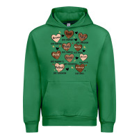 Emerald black history month hearts Urban Hoodie - MaliasSmallBusiness