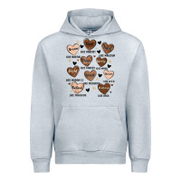 Heather Grey black history month hearts Urban Hoodie - MaliasSmallBusiness