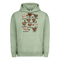 Pigment Oil Green black history month hearts Urban Hoodie - MaliasSmallBusiness
