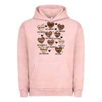 Pigment Salmon black history month hearts Urban Hoodie - MaliasSmallBusiness