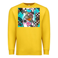 Lemon race heart Premium Sweatshirt - AdoDesignShop