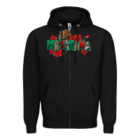 Black mexicana Zipper Hoodie - texasbilliewilder