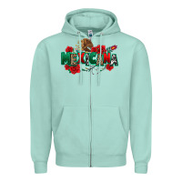 Seafoam mexicana Zipper Hoodie - texasbilliewilder