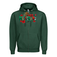 Sports Green mexicana Zipper Hoodie - texasbilliewilder