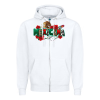 White mexicana Zipper Hoodie - texasbilliewilder