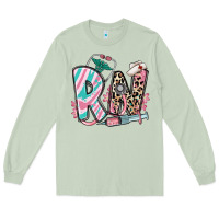 Matcha floral rn registered nurse Long Sleeve Tee - RanaPortraitStore