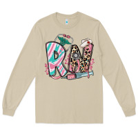 Mushroom floral rn registered nurse Long Sleeve Tee - RanaPortraitStore
