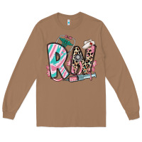 Toasted Coconut floral rn registered nurse Long Sleeve Tee - RanaPortraitStore