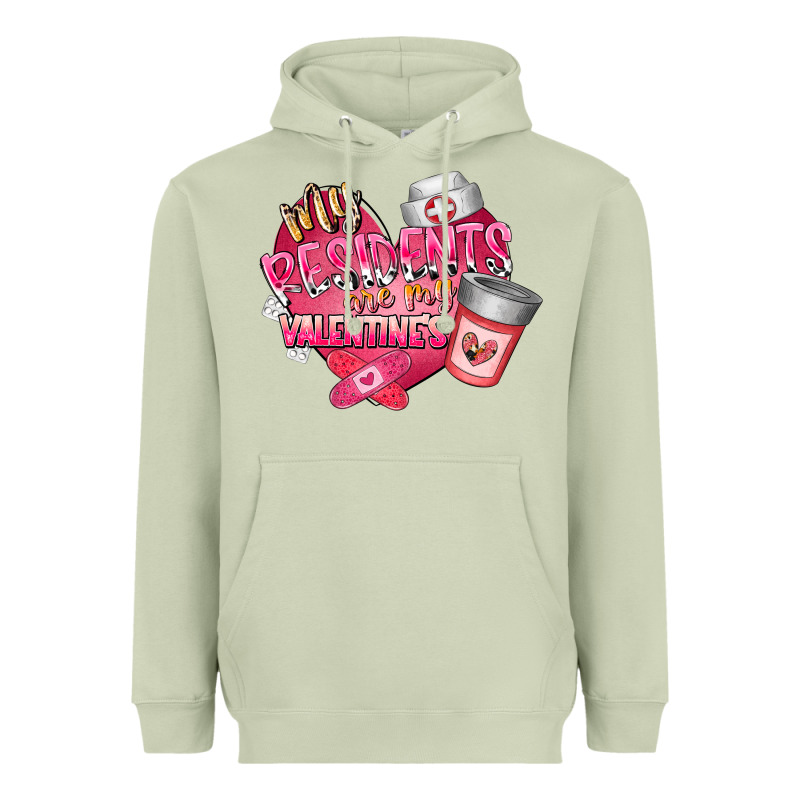 My Residents Are My Valentine Heavyweight Hoodie by RacoonDesign | Teevron