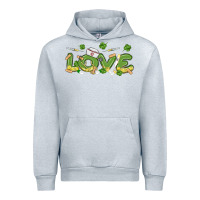 Heather Grey st patricks love nurse Urban Hoodie - MaliasSmallBusiness