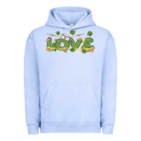 Pigment Grape Ice st patricks love nurse Urban Hoodie - MaliasSmallBusiness