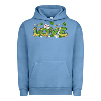 Pigment Pebble Blue st patricks love nurse Urban Hoodie - MaliasSmallBusiness