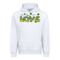 White st patricks love nurse Urban Hoodie - MaliasSmallBusiness