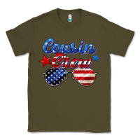 Army Green cousin crew Classic Tee - Zillion Design Studio